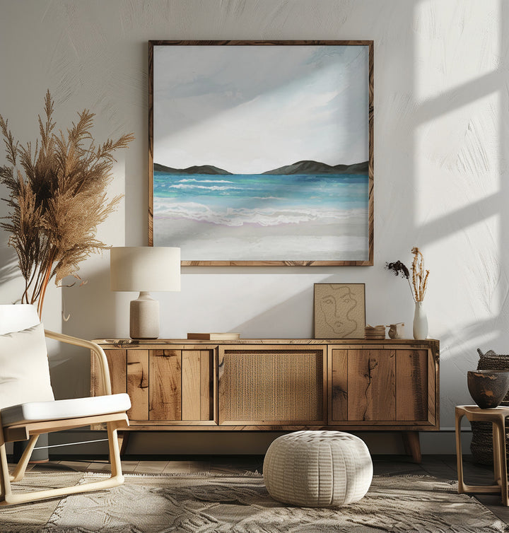 "Calm Coastal Horizon" by Josie George — Landscape Wall Art