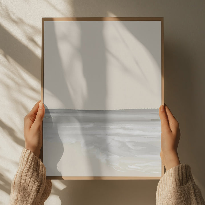 "Serene Abstract Seascape" by Josie George — Animal Wall Art