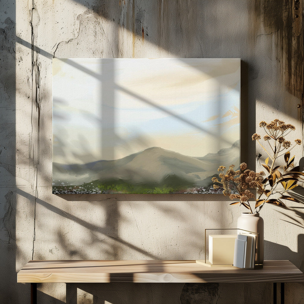 "Peaceful Mountain Meadow" by Josie George — Landscape Wall Art