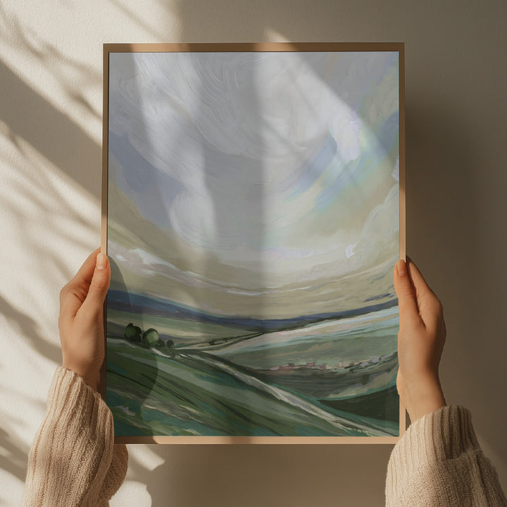 "Serene Rolling Hills" by Josie George — Landscape Wall Art
