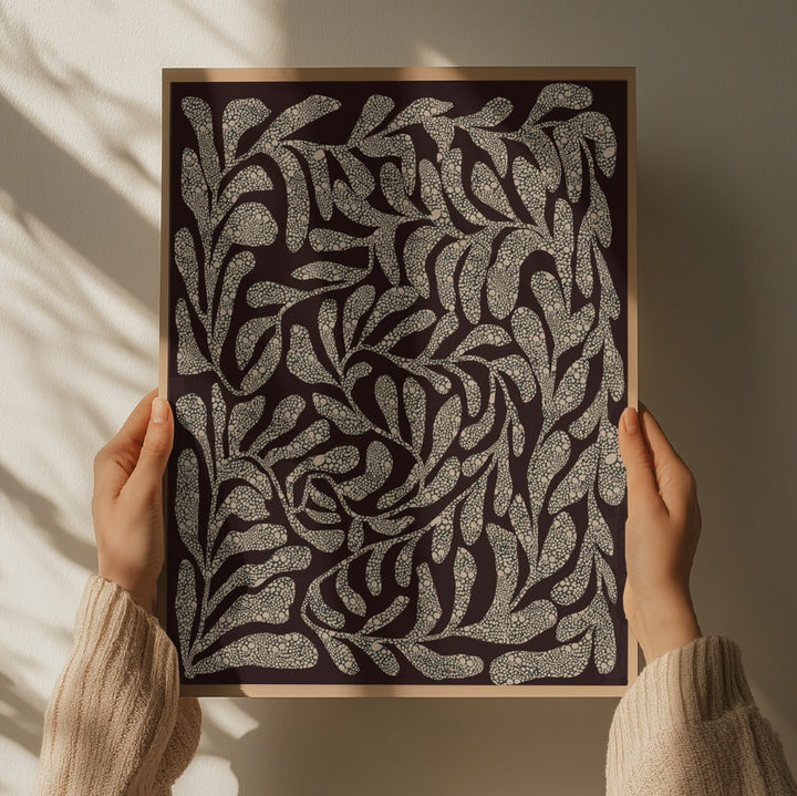 "Textured Botanical Pattern" by Josie George — Illustration Wall Art