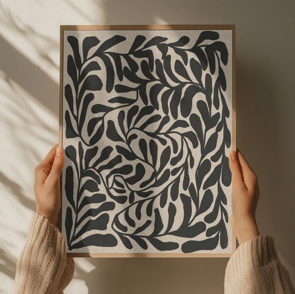 "Flowing Abstract Leaves" by Josie George — Botanical Wall Art