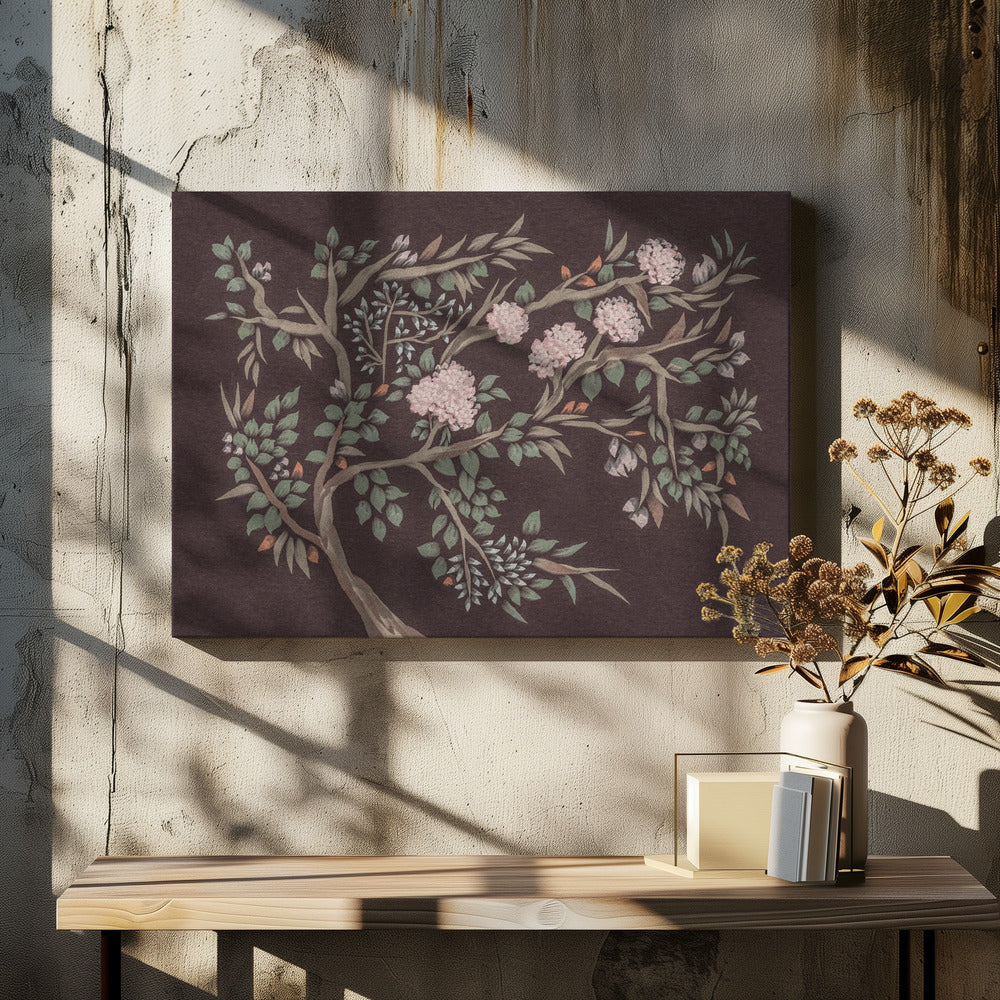 "Pink Flowering Tree" by Josie George — Botanical Wall Art