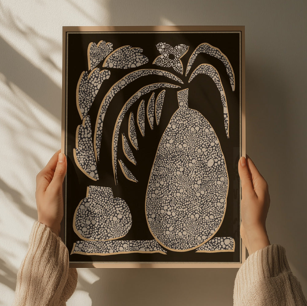 "Textured Floral Still Life" by Josie George — Botanical Wall Art
