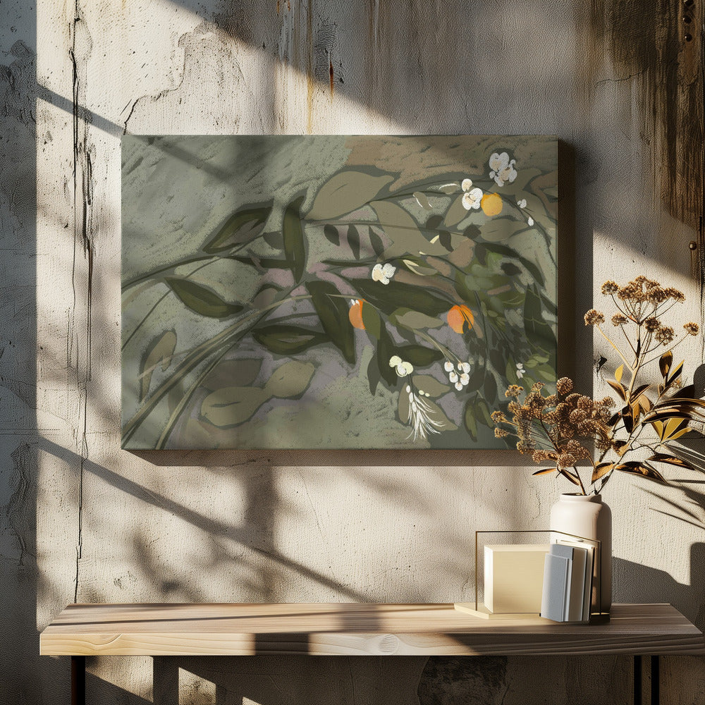 "Flowering Citrus Branches" by Josie George — Botanical Wall Art