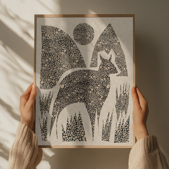 "Wild Deer Mountain Scene" by Josie George — Landscape Wall Art