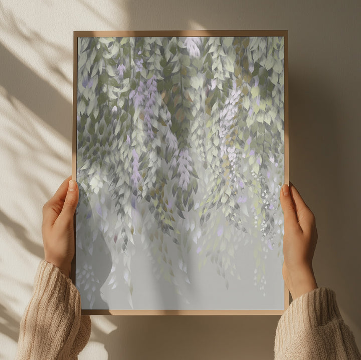 "Pastel Wisteria Blossoms" by Josie George — Botanical Wall Art