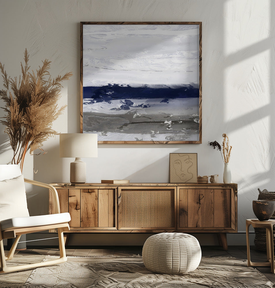 "Frozen Arctic Expanse" by Josie George — Abstract Wall Art