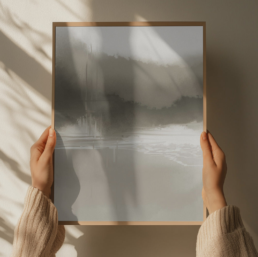 "Misty Water Reflections" by Josie George — Landscape Wall Art
