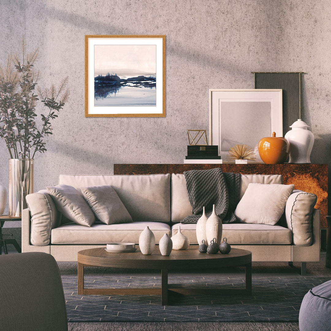 "Sea View" Framed Matted Print Wall Art