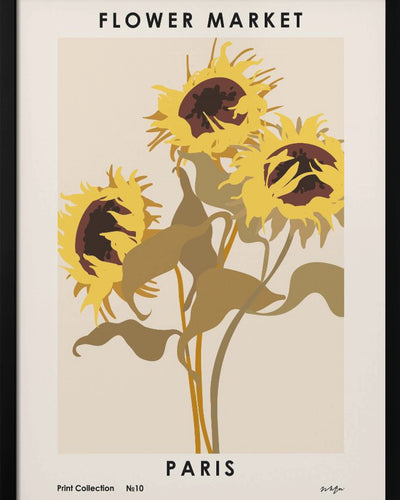 "Flower Market" Framed Print Wall Art