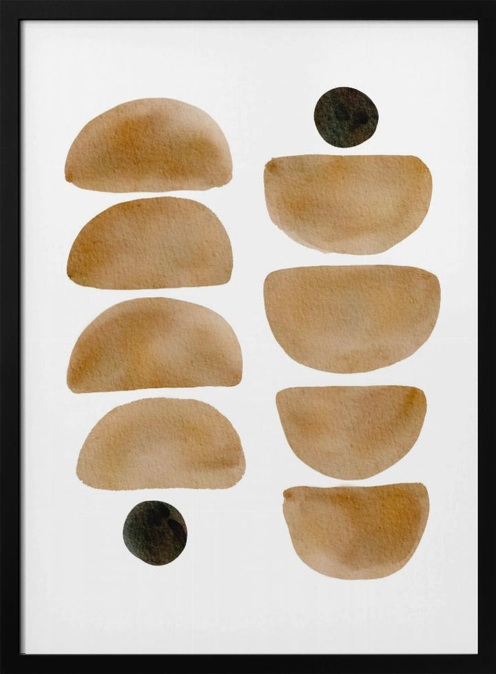 "Geometric Brush" Wall Art