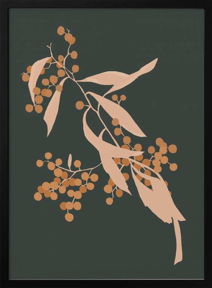 "The Blooming Touch" Framed Textured Wall Art