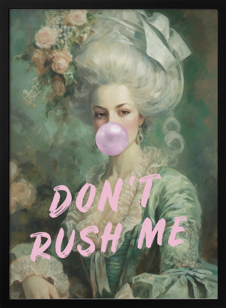 Open box Don't Rush Me! Framed Print Wall Art wall art