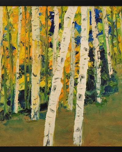 "Birch Trees" Framed Print Wall Art