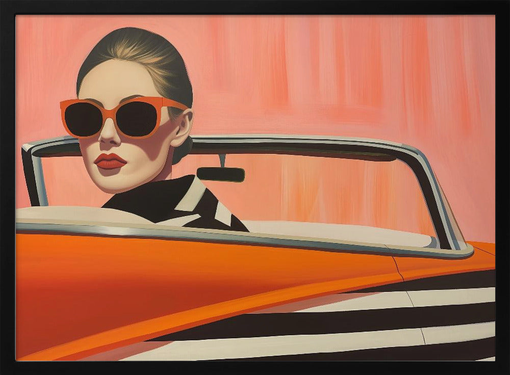 Open box Cadilac Framed Print Wall Art wall art