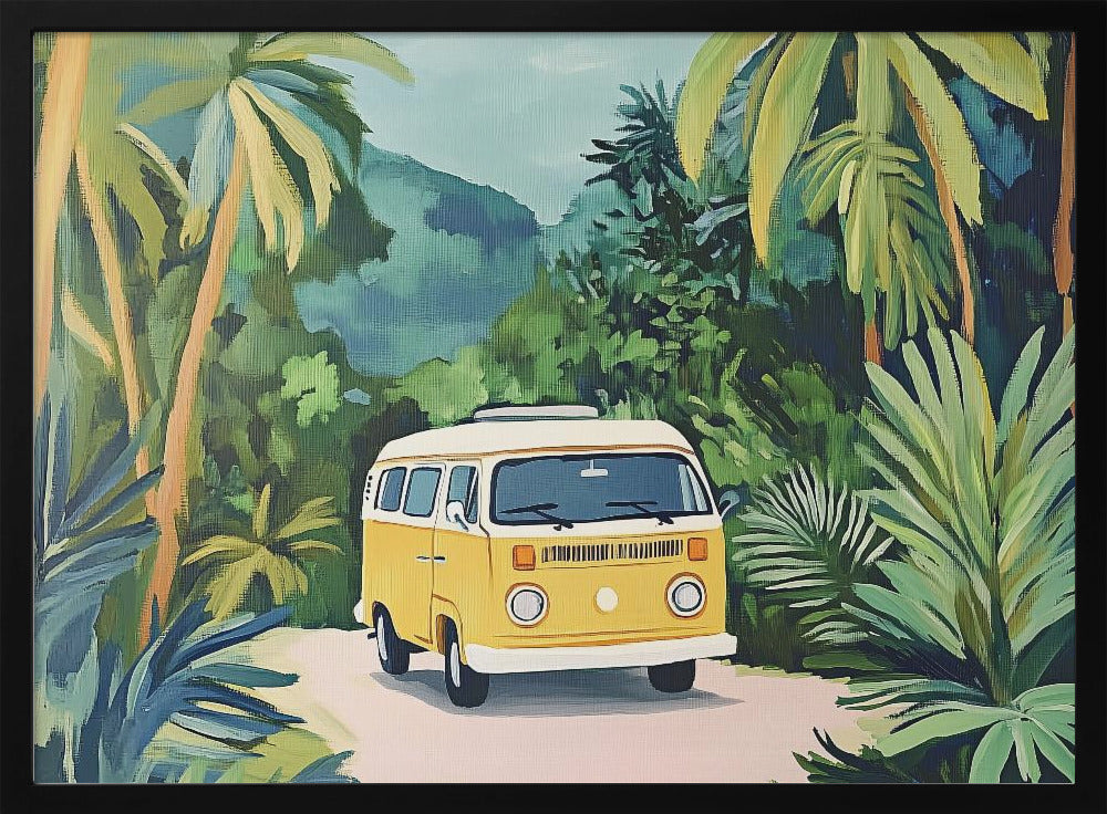 "Vintage Camper Van" Wall Art