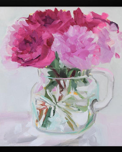 "Pretty In Pink" Framed Textured Wall Art