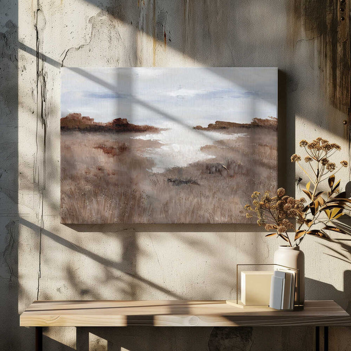 "Serene Marsh Landscape No. 2" by Nikita Jariwala — Landscape Wall Art