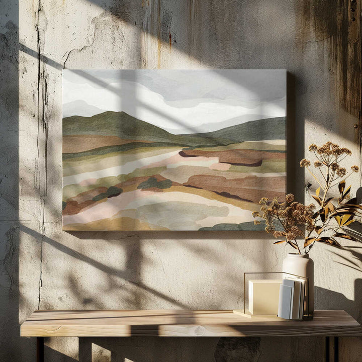 "Muted Mountain Landscape" by Nikita Jariwala — Landscape Wall Art