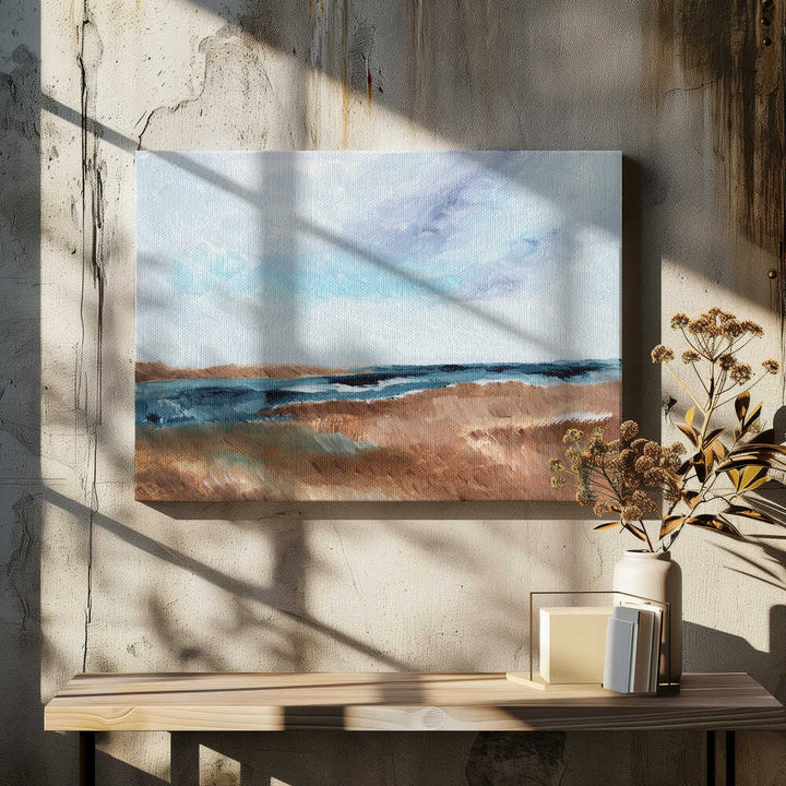 "Serene Coastal Landscape" by Nikita Jariwala — Coastal Wall Art