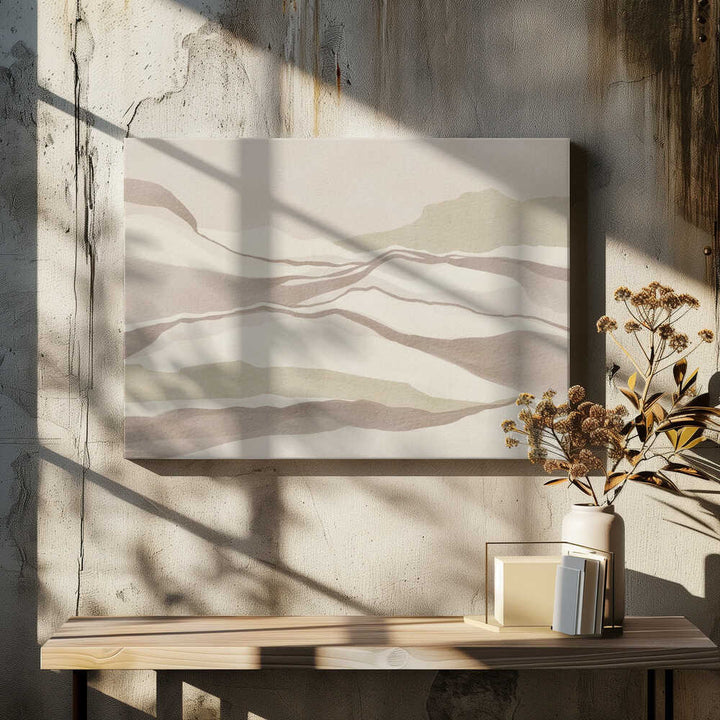 "Serene Desert Dunes" by Nikita Jariwala — Abstract Wall Art