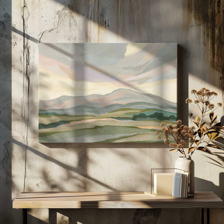 "Muted Mountain Landscape No. 3" by Nikita Jariwala — Landscape Wall Art