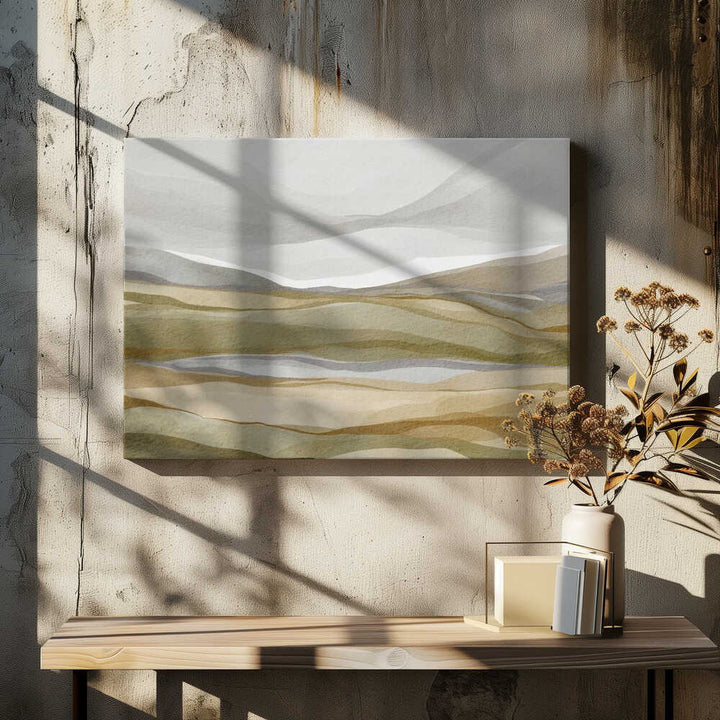 "Earthy Abstract Landscape" by Nikita Jariwala — Landscape Wall Art