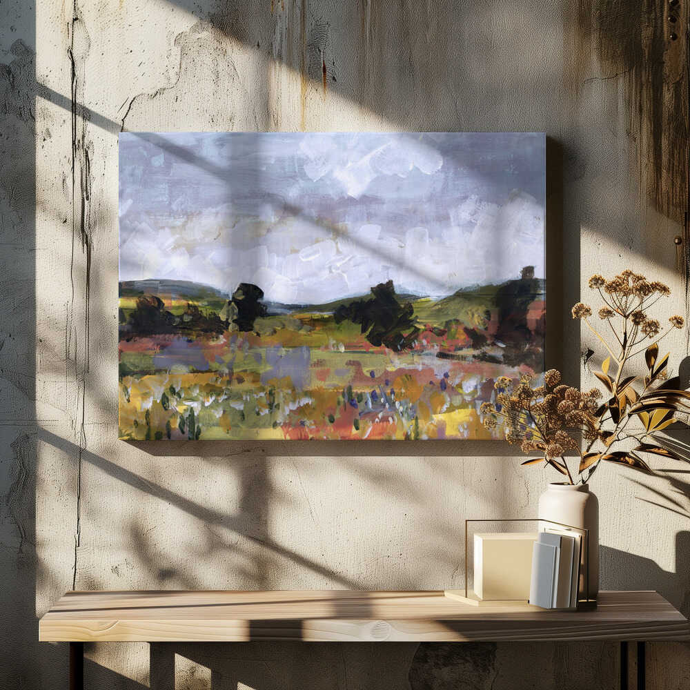 Vibrant Countryside Fields