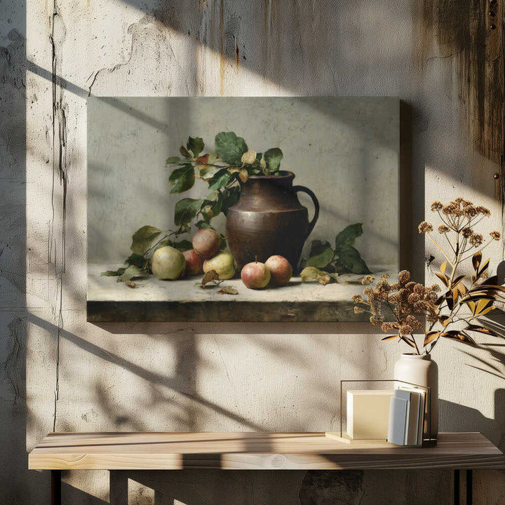 Autumn Apples And Pitcher