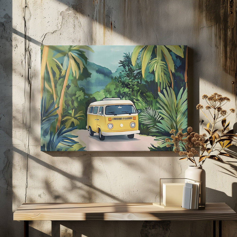 "Vintage Camper Van" Wall Art