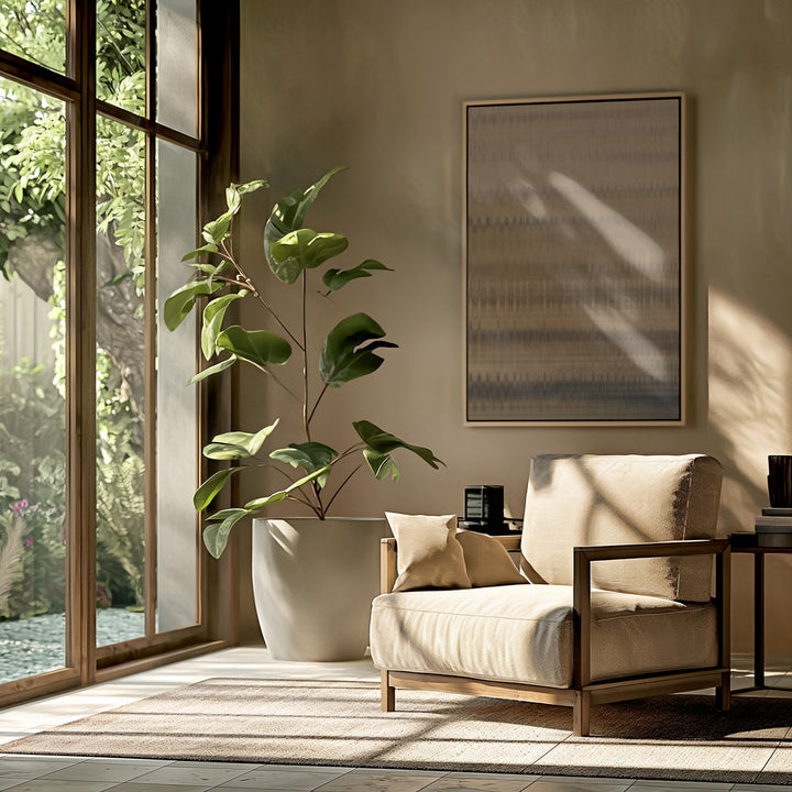 "Melody #5" Framed Canvas Wall Art by Alma Studio