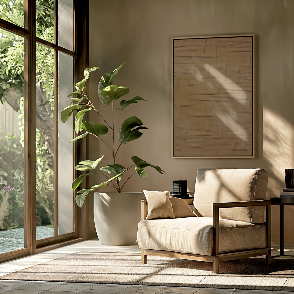 "Adobe I " Framed Canvas Wall Art by Alma Studio