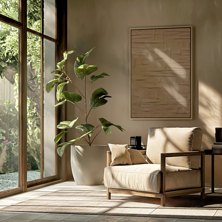 "Adobe I " Framed Canvas Wall Art by Alma Studio