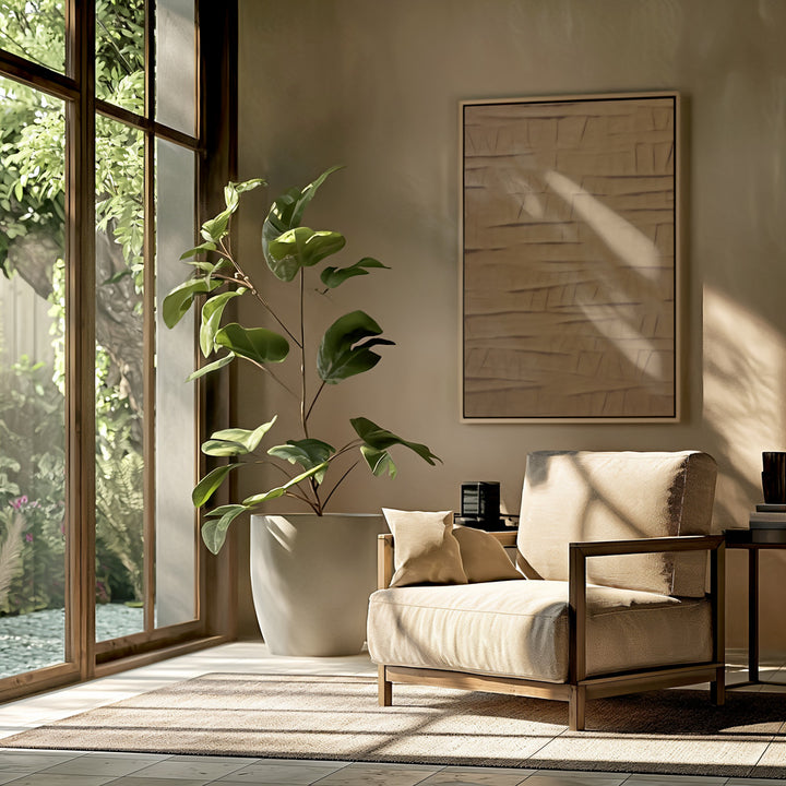 "Adobe II " Framed Canvas Wall Art by Alma Studio
