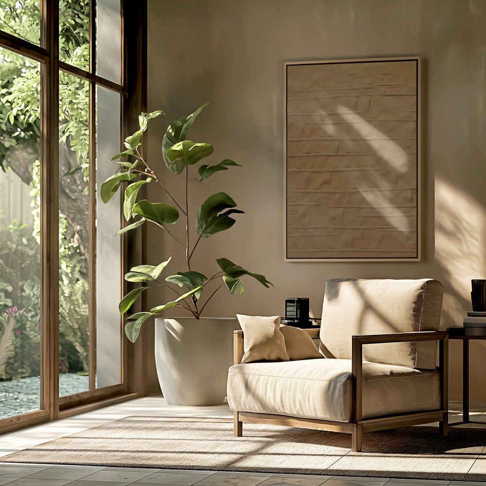 "Adobe III" Framed Canvas Wall Art by Alma Studio