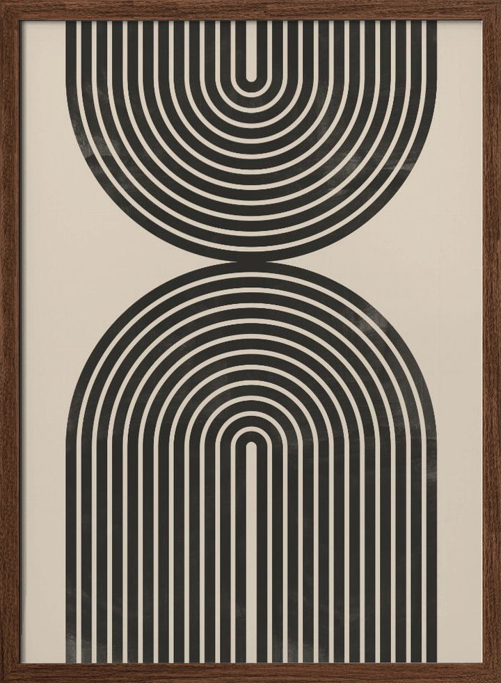 "Black Arch Line Art" Wall Art