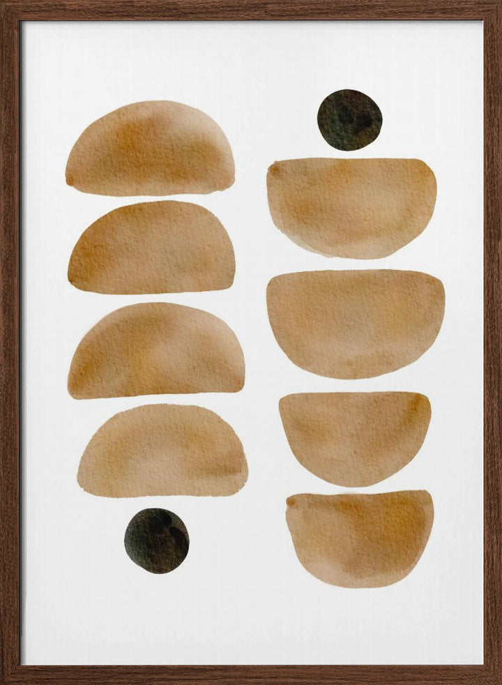 "Geometric Brush" Wall Art