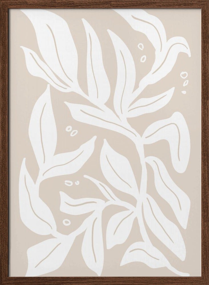 "Abstract Leaves" Wall Art