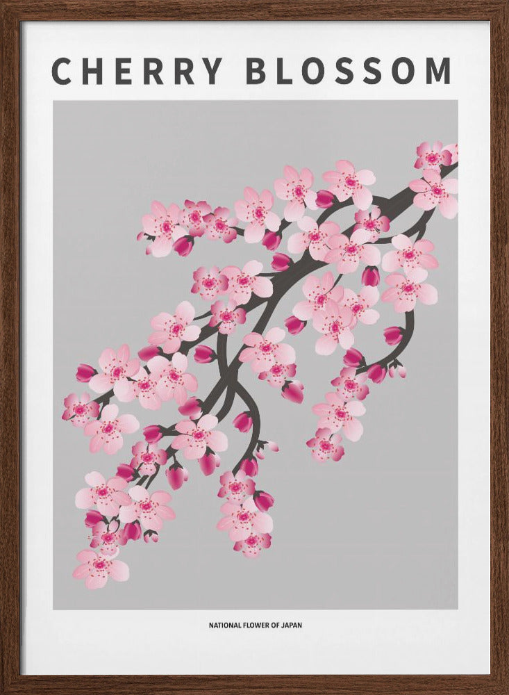 "Cherry blossom" Framed Textured Wall Art