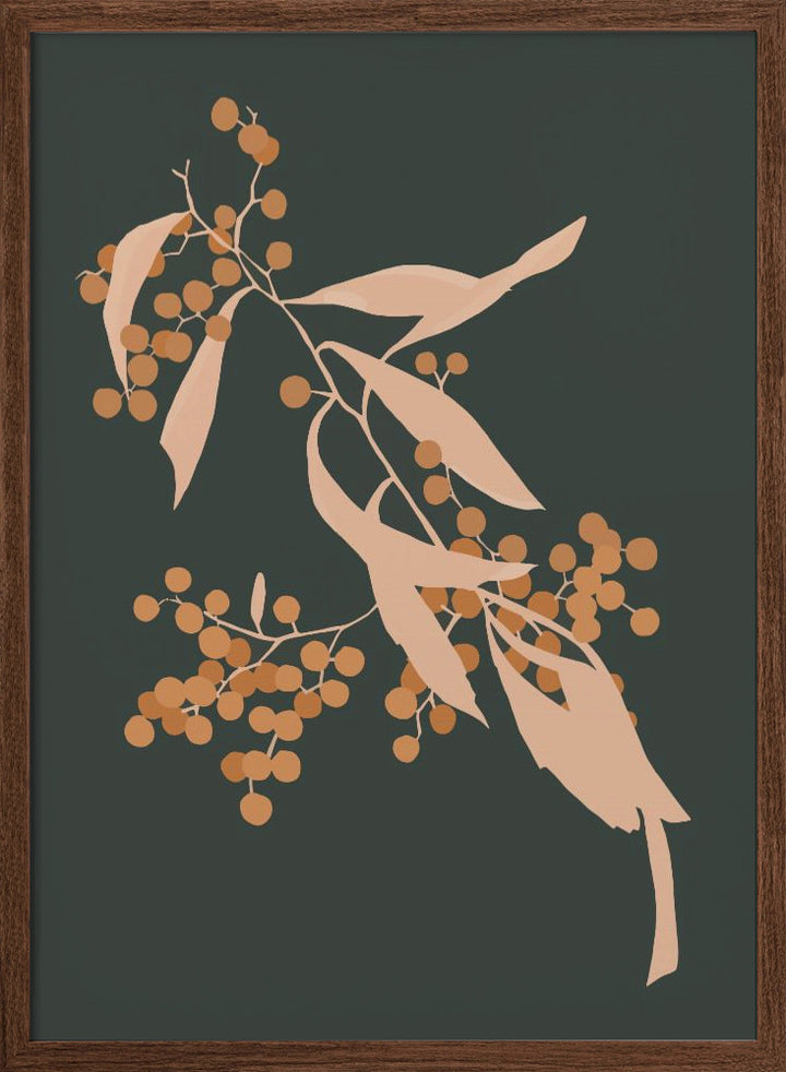 "The Blooming Touch" Framed Textured Wall Art