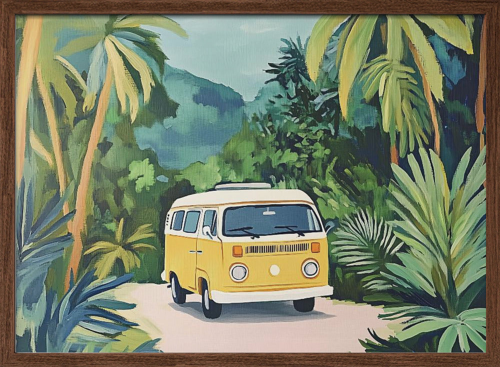 "Vintage Camper Van" Wall Art