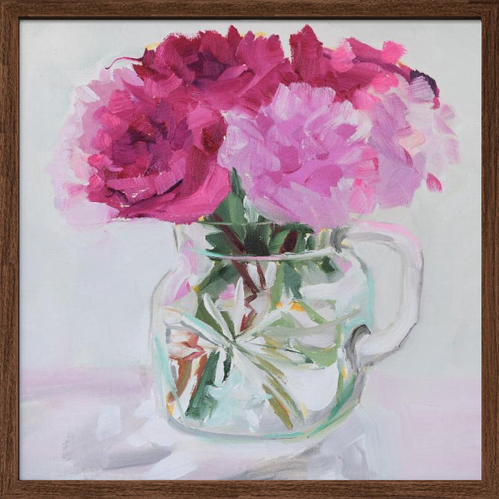 "Pretty In Pink" Framed Textured Wall Art
