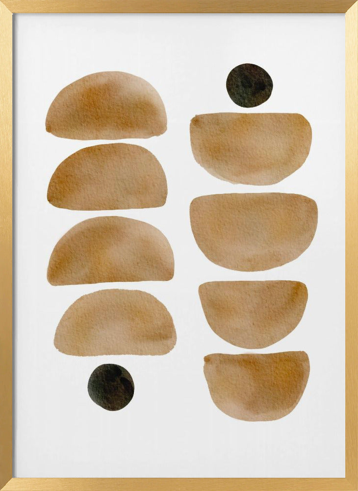 "Geometric Brush" Wall Art