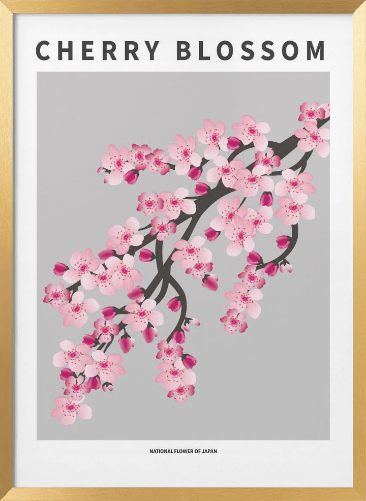"Cherry blossom" Framed Textured Wall Art