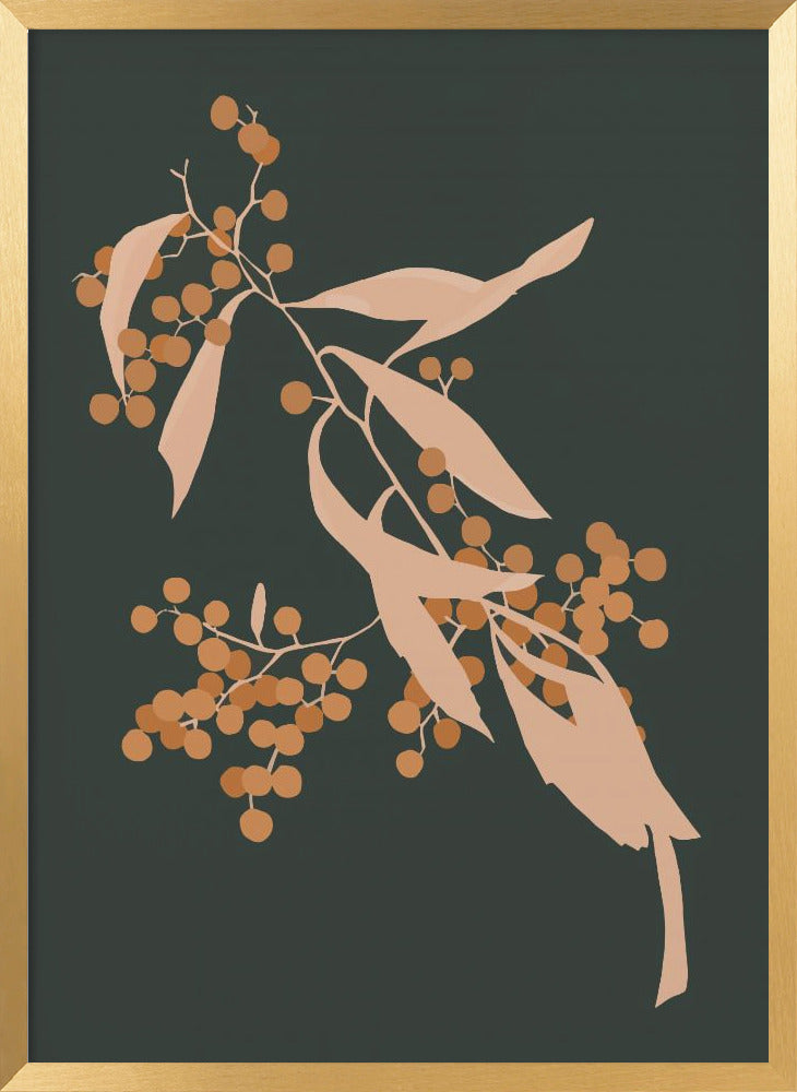 "The Blooming Touch" Framed Textured Wall Art