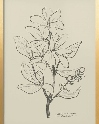 "Floral 1" Framed Print Wall Art