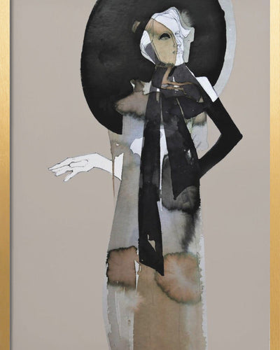 "Striking a Pose" Framed Print Wall Art — Ready to Ship