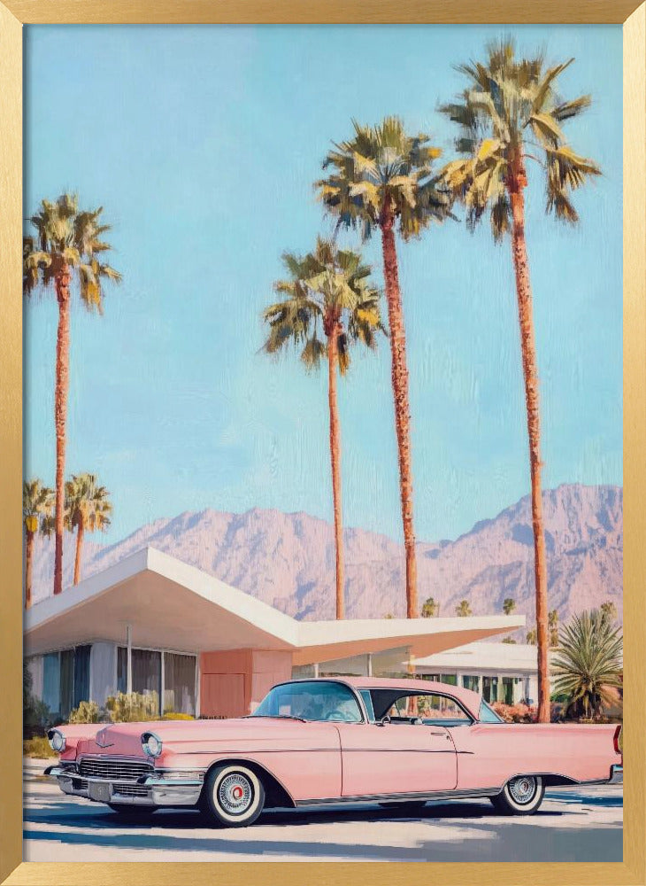 "California Vintage Car" Wall Art