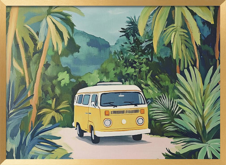 "Vintage Camper Van" Wall Art